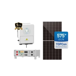 Hệ thống Điện mặt trời hoà lưới lưu trữ 5kW